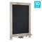 Flash Furniture Weathered Magnetic Table/Hanging Chalkboards, 10PK 10-HFKHD-GDI-CRE8-822315-GG - alternate 7